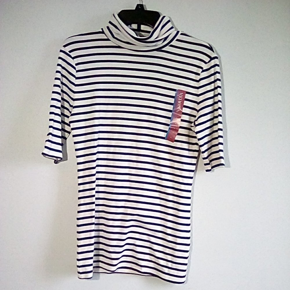 Merano Mock Turtleneck w/Short Sleeve